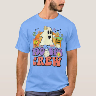 Boo Boo Crew Groovy Boo Squad Spooky Season Funny T Shirt