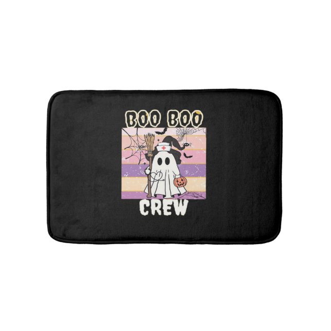 Boo Boo Crew Halloween Ghost Nurse Essential T-Shi Badrumsmatta (Framsidan)