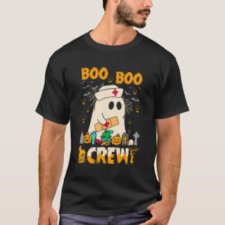 Boo Boo Crew Halloween Nurse Funny Halloween Cute  T Shirt