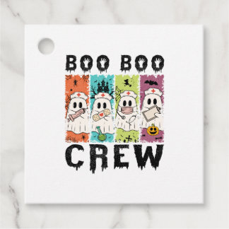 Boo Boo Crew Halloween Nurse Gåvor Etiketter