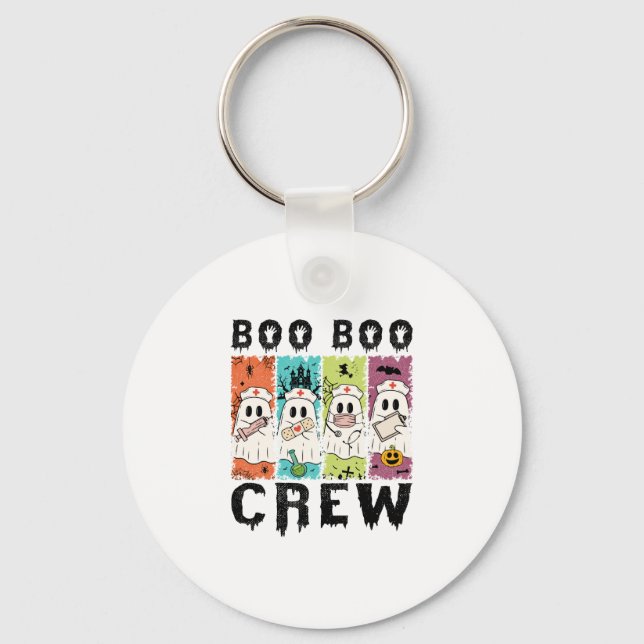Boo Boo Crew Halloween Nurse Nyckelring (Framsida)