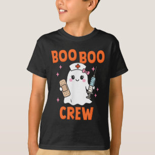 Boo Boo Crew Halloween Sjuksköterska Team Spöke T Shirt