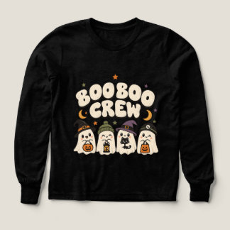 Boo Boo Crew Långärmad Tröja Halloween Spöke