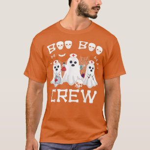Boo Boo Crew Nurse Funny Ghost Halloween Nurse Nur T Shirt