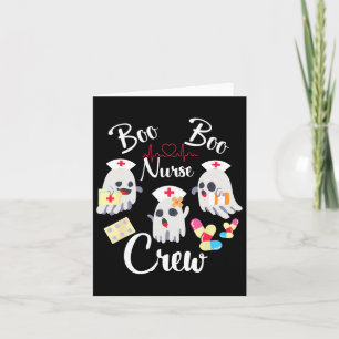 Boo Boo Crew Nurse Ghost Costume Funny Halloween G Kort