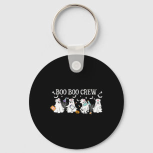 Boo Boo Crew Nurse Ghost Funny Halloween Nyckelring