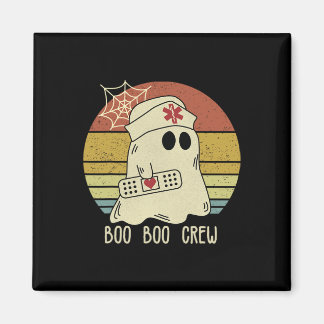 Boo Boo Crew Nurse Halloween sjuksköterska för kvi Magnet