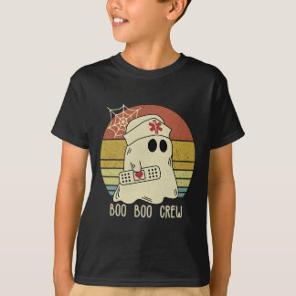 Boo Boo Crew Nurse Halloween sjuksköterska för kvi T Shirt
