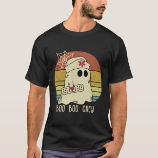 Boo Boo Crew Nurse Halloween sjuksköterska för kvi T Shirt