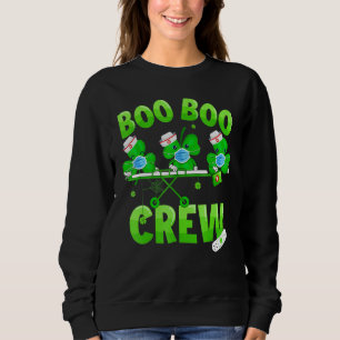 Boo Boo Crew Nurse St Patrick S Day Shamrock Ansik T Shirt