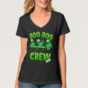 Boo Boo Crew Nurse St Patrick S Day Shamrock Ansik T Shirt