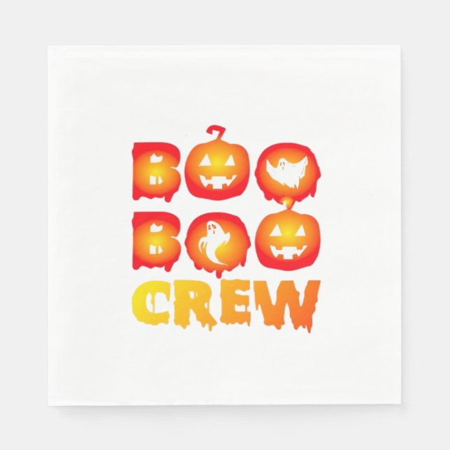 Boo Boo Crew Oversized T-Shirt Pappersservett (Framsidan)