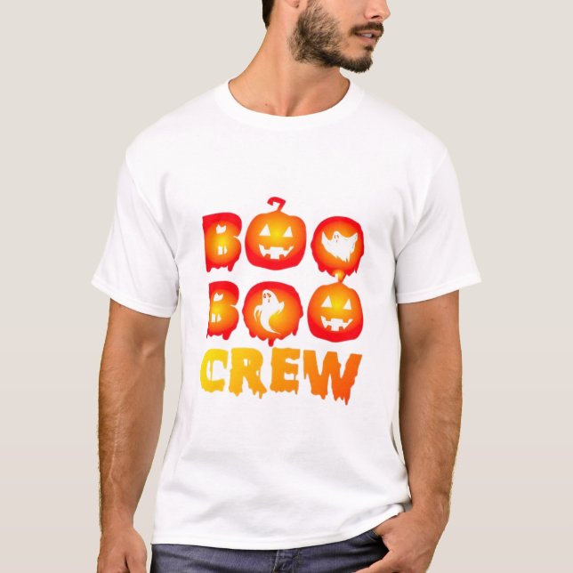 Boo Boo Crew Överstor T-Shirt (Framsida)