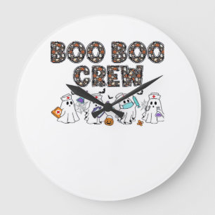 Boo Boo Crew � Roliga Halloween Sjuksköterska Spök Stor Klocka