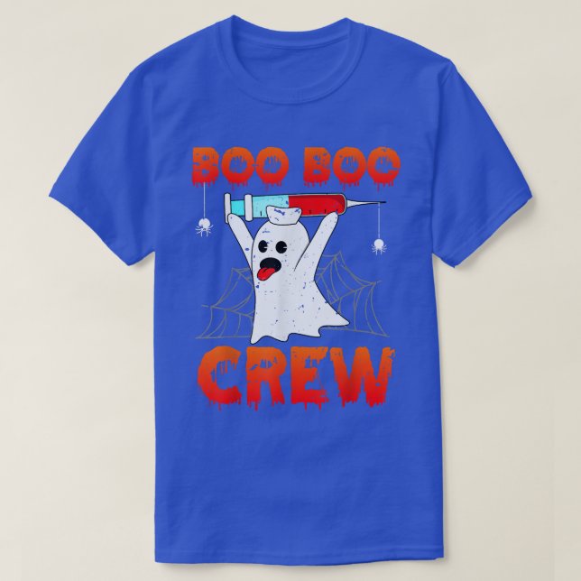 Boo Boo Crew Shirt Ghost Funny Halloween Costume N T Shirt (Design framsida)