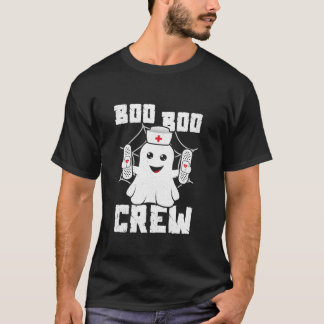 Boo Boo Crew Shirt Ghost Nurse Costume Girls Funny T