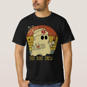 Boo Boo Crew Sjuksköterska Halloween Sjuksköterska T Shirt