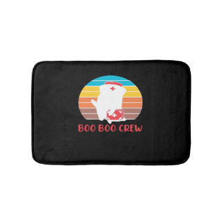 Boo Boo Crew Sjuksköterska Roligt Spöke Halloween  Badrumsmatta
