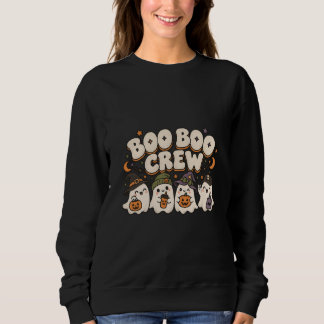 Boo Boo Crew Tröja Halloween Ghost Sweatshirt Kvin