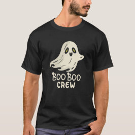 Boo Boo Crew's Ghost Nurse Funny Halloween T Shirt