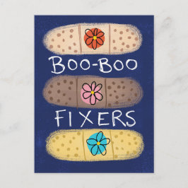 Boo Boo Fast Bandaids-vykort Vykort