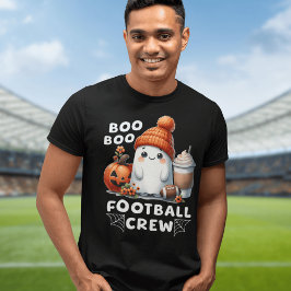 Boo Boo Football Crew Cute Ghost Funny Halloween T Shirt