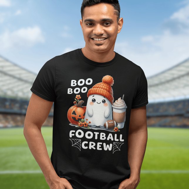Boo Boo Football Crew Cute Ghost Funny Halloween T Shirt (Skapare uppladdad)