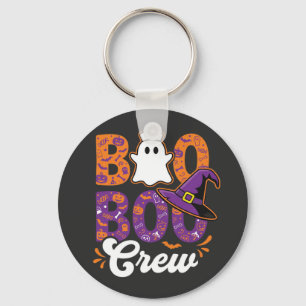 Boo Boo-gruppen Halloween-sjuksköterska Spökdesign Nyckelring