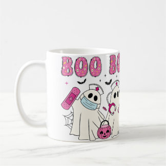 "Boo Boo Halloween Ghost Doktor & Nurse Coffee Mug Kaffemugg
