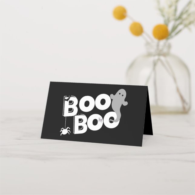 Boo Boo halloween Placeringskort (Framsida)