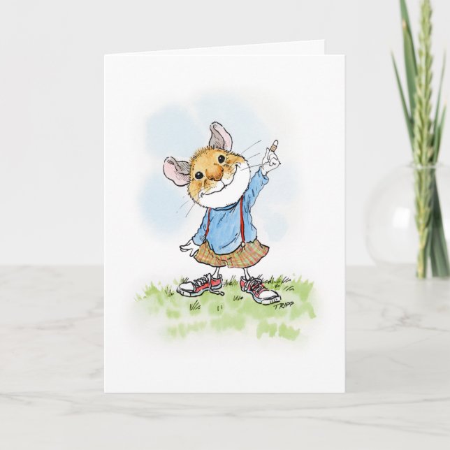 Boo Boo Mouse Mors dag Card Kort (Framsida)