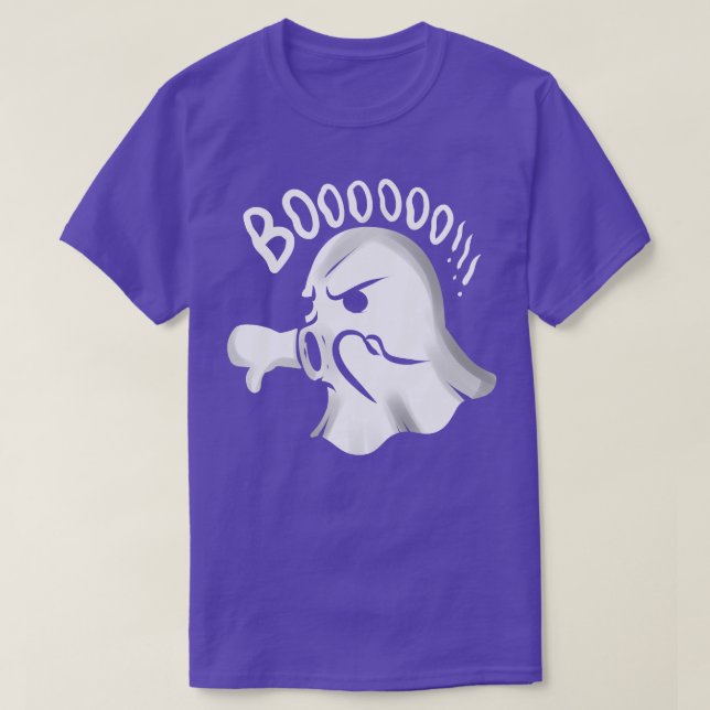 Boo Booooo Thumme säger den här cute Ghost Hallo T Shirt (Design framsida)