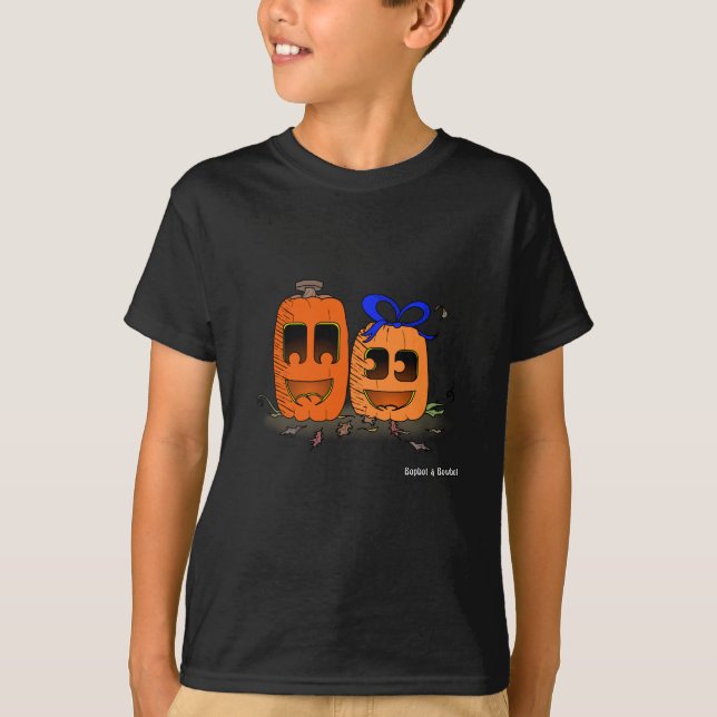 Boo Bot Jack-O-Lantern T-Shirt (Framsida)