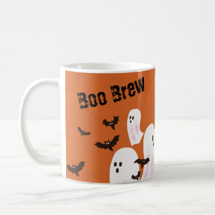 Boo Brew Ghost Halloween Kaffe Mugg