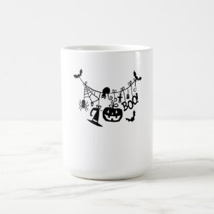 Boo Bus eller godis Halloween Fladdermus, Pumpkins Magisk Mugg