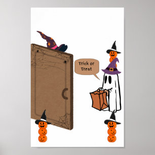 "Boo! Bus eller godis?" Poster