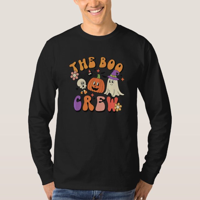 Boo Crew 60- och 70-tals Hippie-spökdräkt Hallowee T Shirt (Framsida)