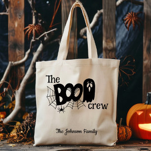 Boo Crew Anpassningsbar Halloween Family Kids Tygkasse