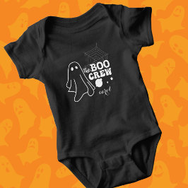 Boo Crew Baby Familj Matchande Vit Halloween T Shirt