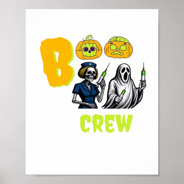 Boo Crew Classic T-Shirt Poster (Framsidan)