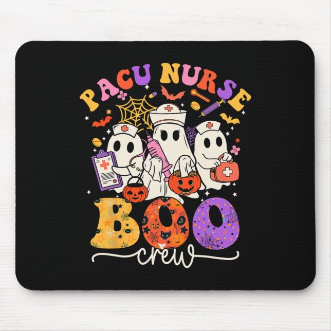 Boo Crew Costume Funny Nurse Ghost Halloween Musmatta (Framsidan)