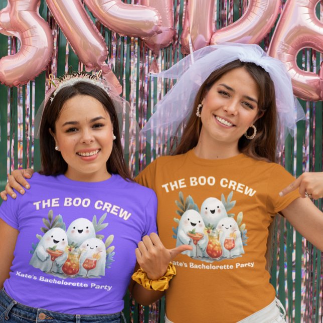 Boo Crew Cute Ghost Bachelorette T Shirt (Skapare uppladdad)