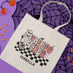 Boo Crew Cute Ghost Halloween Personlig Tygkasse
