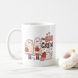 Boo Crew Cute Halloween Kaffemugg