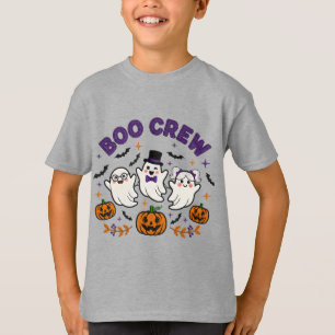 Boo Crew Cute Halloween Spöken T-Shirt