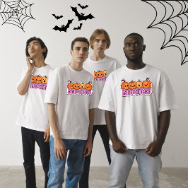 Boo Crew Cute Pumpkins Halloween T Shirt