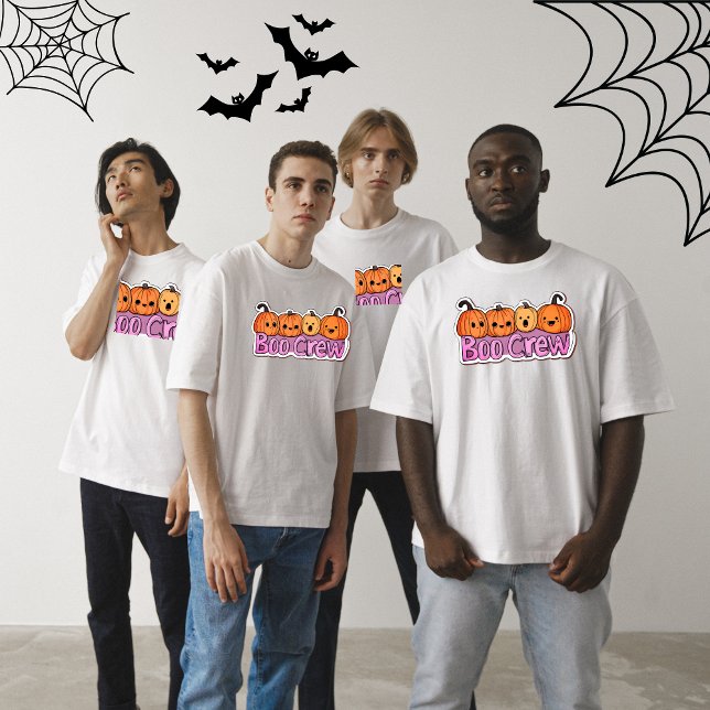 Boo Crew Cute Pumpkins Halloween T Shirt (Skapare uppladdad)