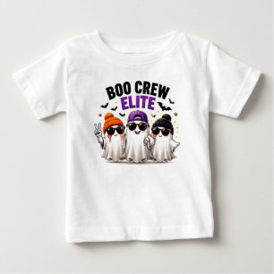 Boo Crew Elite Roliga Spök Vänner Halloween T Shirt