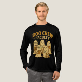 Boo Crew Faculty Cute Ghost Teacher Halloween T Shirt