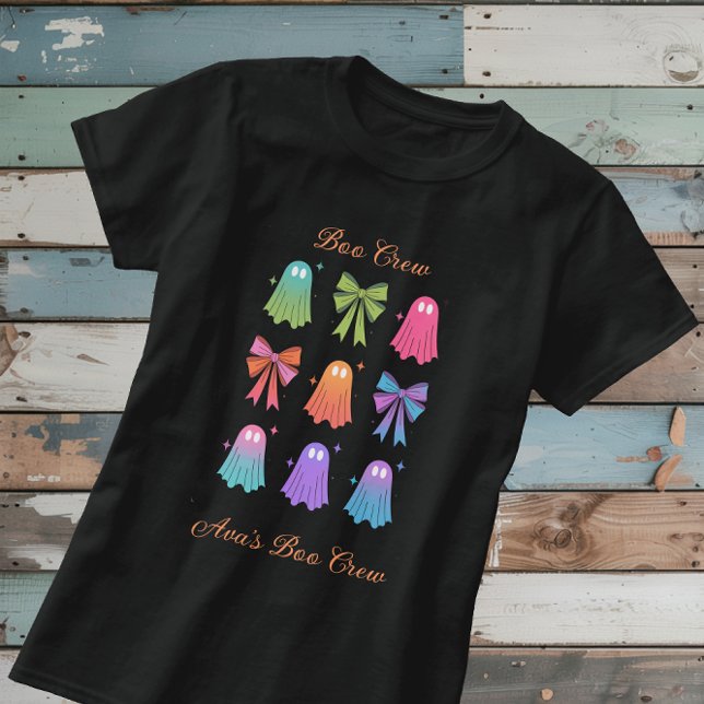 Boo Crew-familjen Spöken Personlig Spooky Gift T Shirt (Skapare uppladdad)